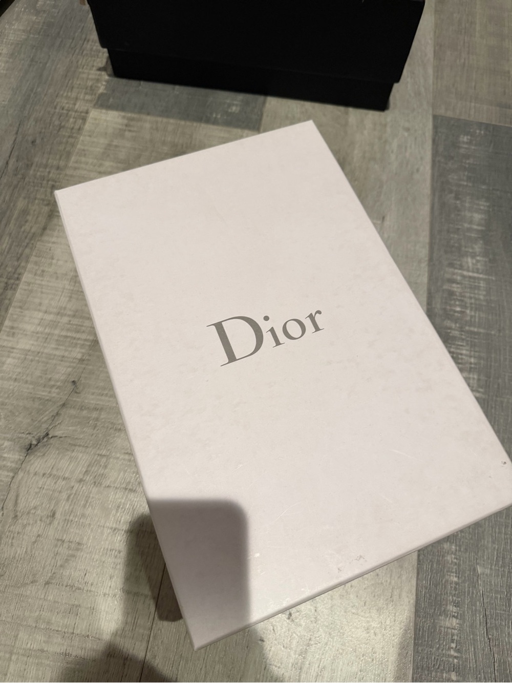 Dior White Box with Gray Logo